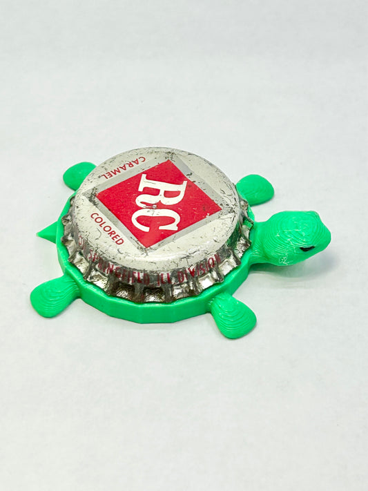 RC Cola (Vintage) - Bottle Cap Magnet Turtle