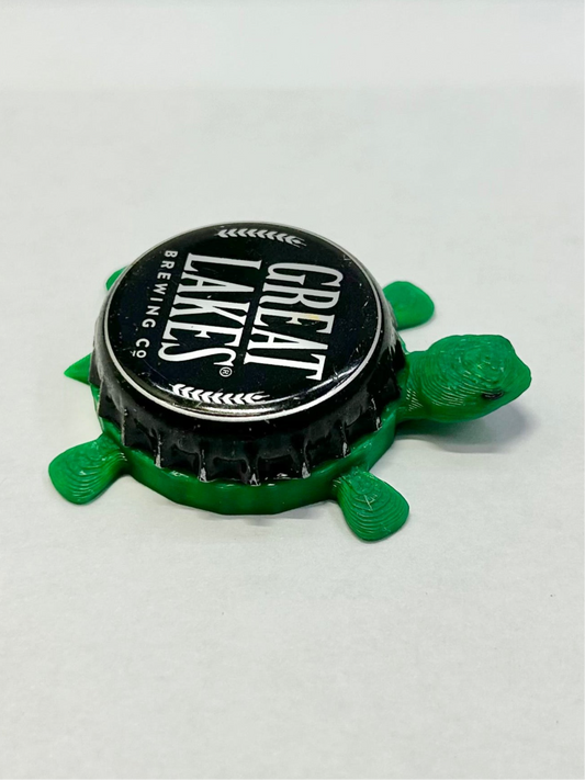 Great Lakes Brewing Co - Bottle Cap Magnet Turtle