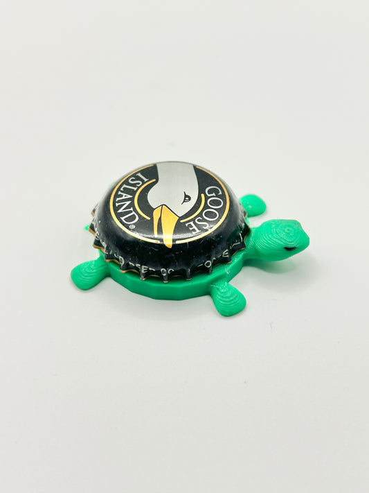 Goose Island (Large Goose) - Bottle Cap Magnet Turtle