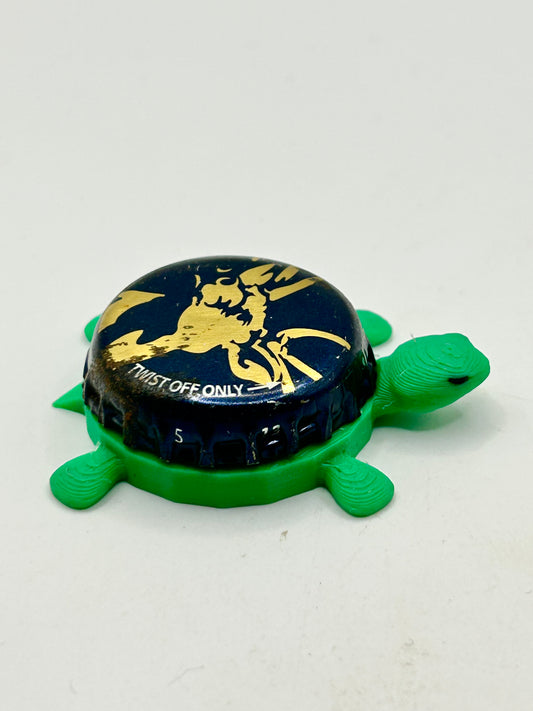 Tooheys New (Deer, Buck) - Bottle Cap Magnet Turtle Shell Shocked Art