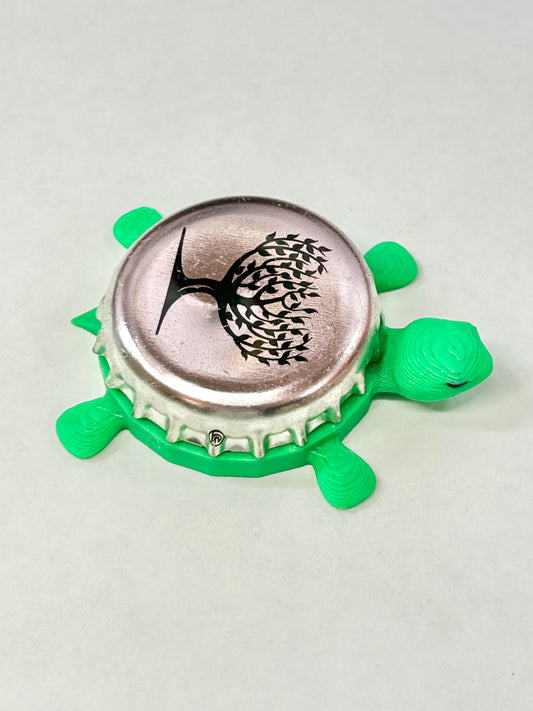 Fever Tree Ginger Beer (Light Pink) - Bottle Cap Magnet Turtle