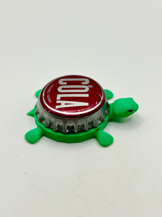 Cola - Bottle Cap Magnet Turtle