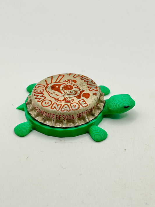 Pink Lemonade (Clown) - Bottle Cap Magnet Turtle Shell Shocked Art