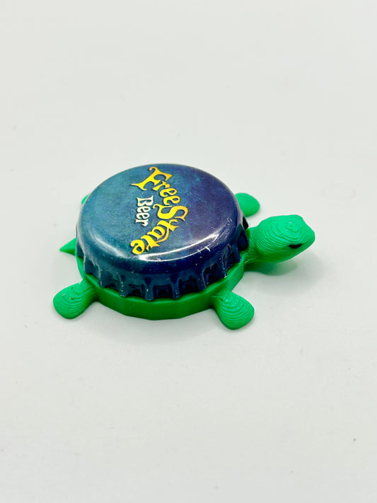 Free State Beer - Bottle Cap Magnet Turtle
