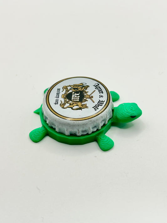 Agner & Wolf Brewing - Bottle Cap Magnet Turtle