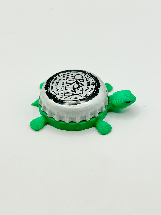 Crazy Mountain Brewing - Bottle Cap Magnet Turtle