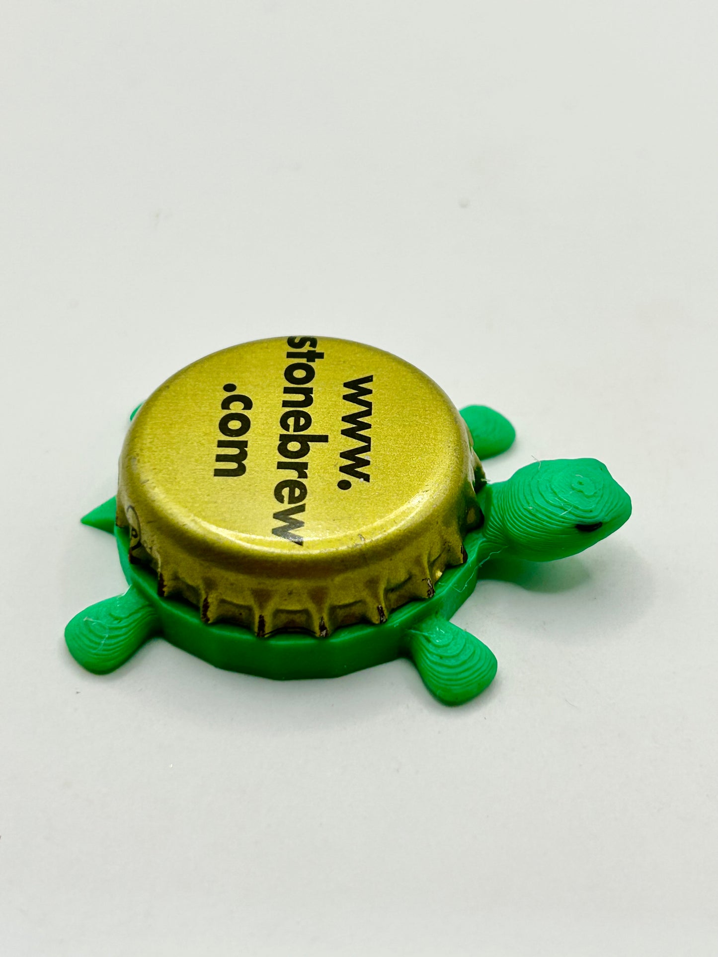 Stone Brewing Website (Vintage) - Bottle Cap Magnet Turtle