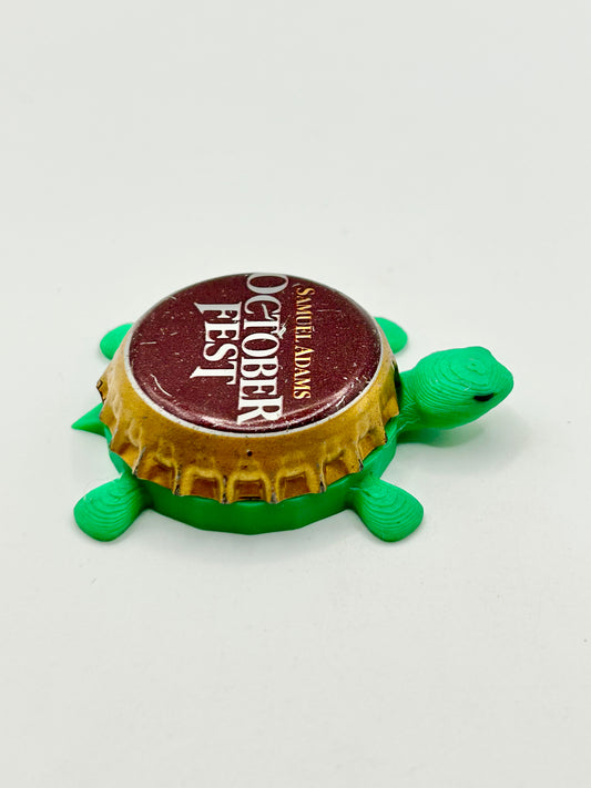 Sam Adams Octoberfest (Vintage) - Bottle Cap Magnet Turtle