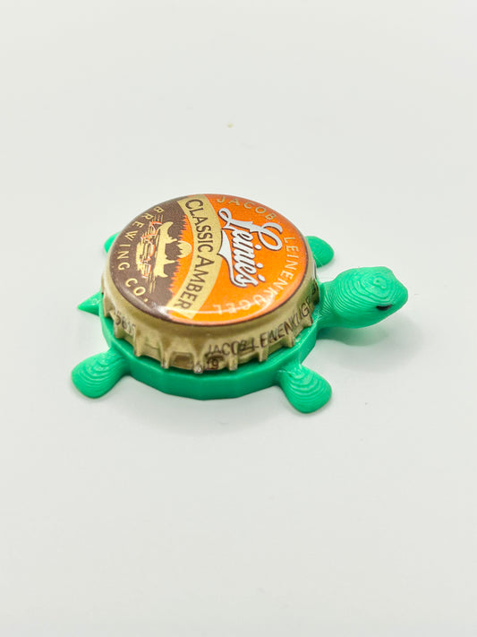 Leinenkugel's Classic Amber - Bottle Cap Magnet Turtle
