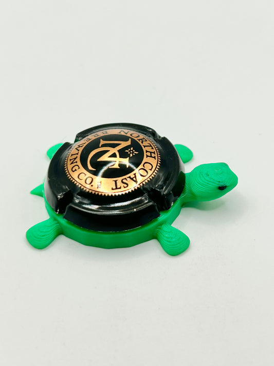 North Coast Brewing Co (Cork Cage Cap) - Bottle Cap Magnet Turtle