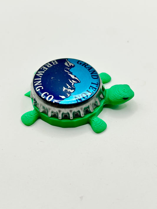 Grand Teton Brewing - Bottle Cap Magnet Turtle