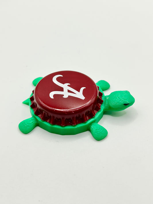 Alabama Crimson Tide - Bottle Cap Magnet Turtle