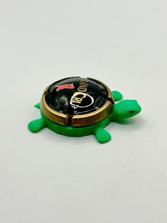 Rodenbach Grand Cru Beer (Cork Cage Cap) - Bottle Cap Magnet Turtle Shell Shocked Art