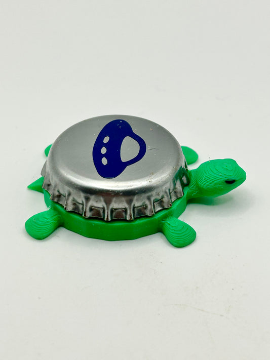 Alien UFO - Bottle Cap Magnet Turtle
