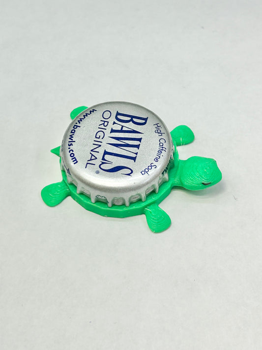 Bawls Original Soda - Bottle Cap Magnet Turtle