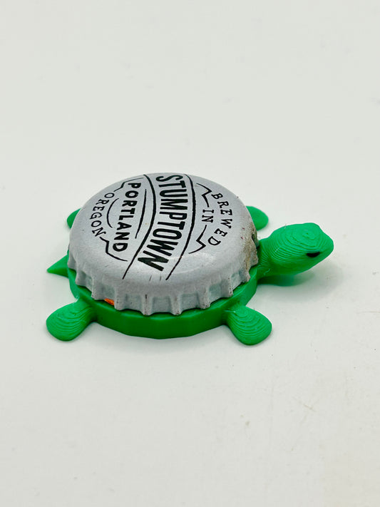 Stumptown Candy Peel IPA - Bridgeport Brewing - Bottle Cap Magnet Turtle Shell Shocked Art