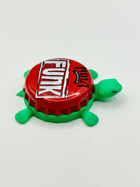 Funk - Nola Brewing - Bottle Cap Magnet Turtle