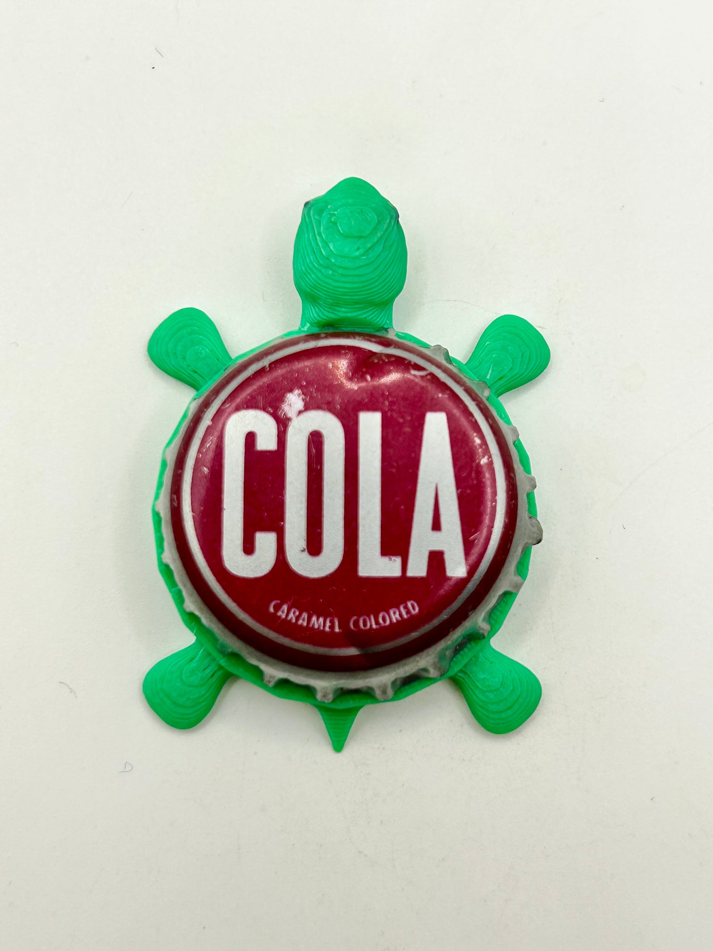 Cola - Bottle Cap Magnet Turtle