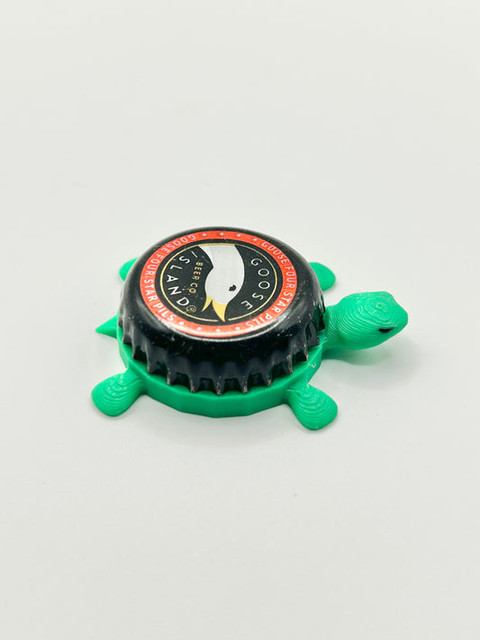 Goose Island Goose Four Star Pils - Bottle Cap Magnet Turtle