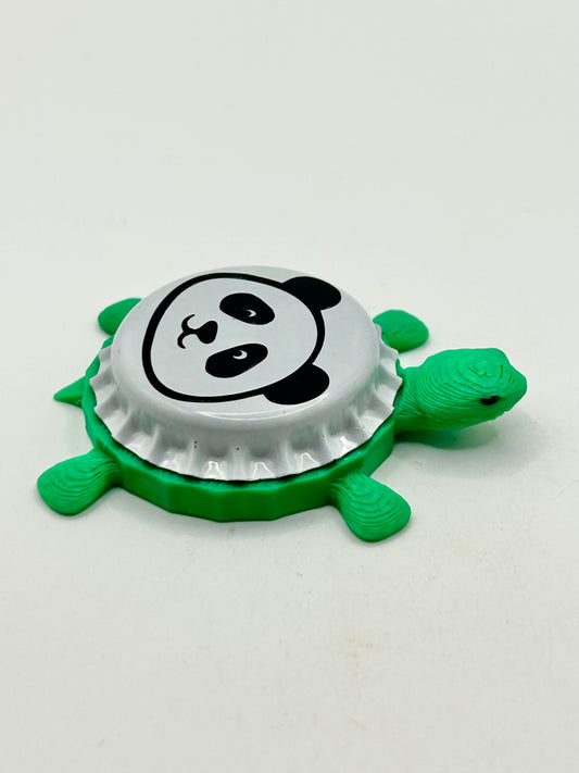 Giant Panda - Bottle Cap Magnet Turtle Shell Shocked Art