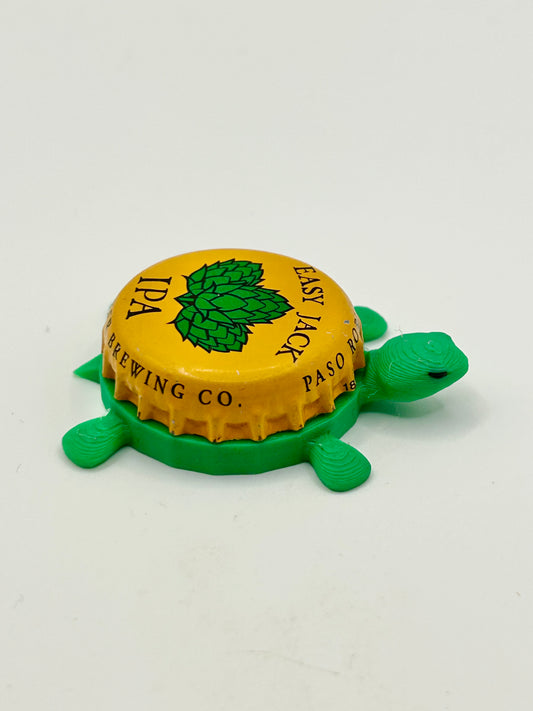 Easy Jack IPA - Firestone Walker Brewing - Bottle Cap Magnet Turtle Shell Shocked Art