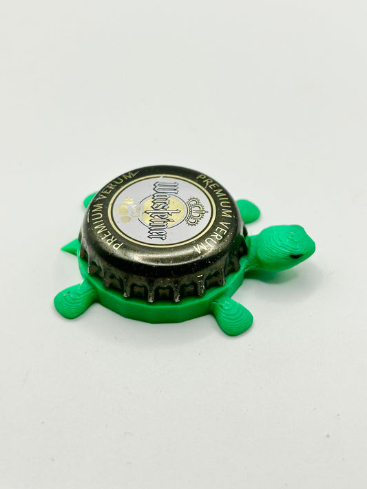 Warsteiner Premium Verum (Dark Border) - Bottle Cap Magnet Turtle