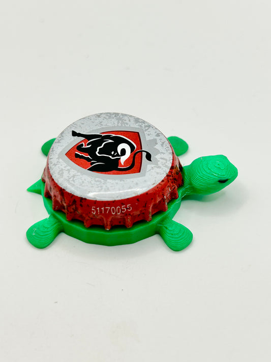 Jupiler Beer - Bottle Cap Magnet Turtle