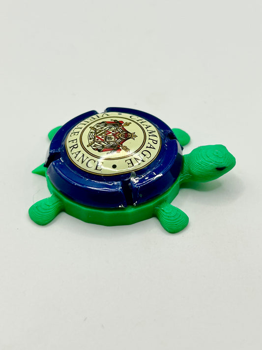 Vieille France Champagne - Bottle Cap Magnet Turtle