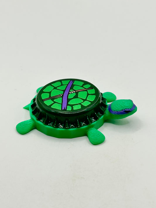 Donatello TMNT (Weapons) - Bottle Cap Magnet Turtle Shell Shocked Art