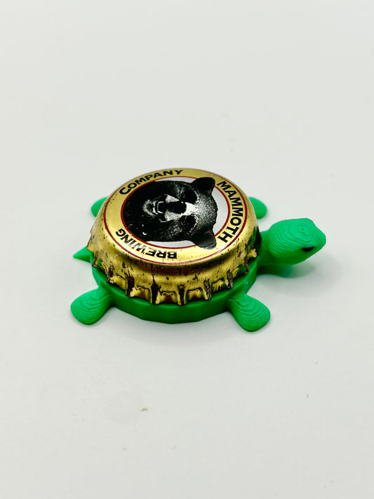 Mammoth Brewing - Bottle Cap Magnet Turtle