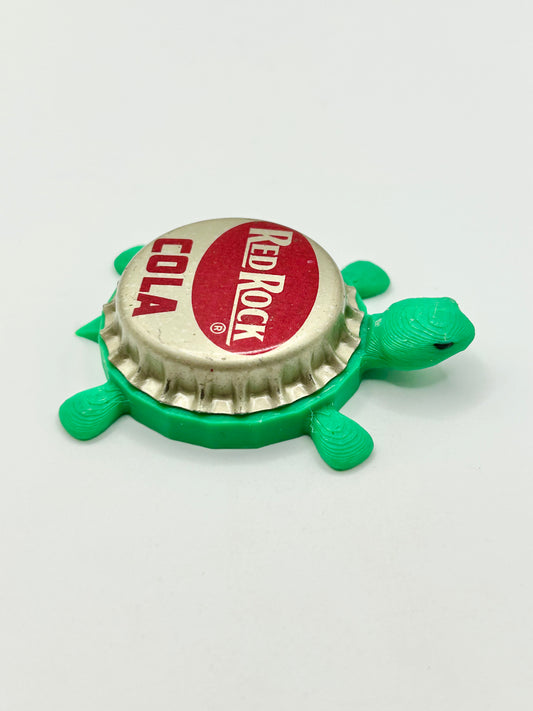 Red Rock Cola (Vintage) - Bottle Cap Magnet Turtle