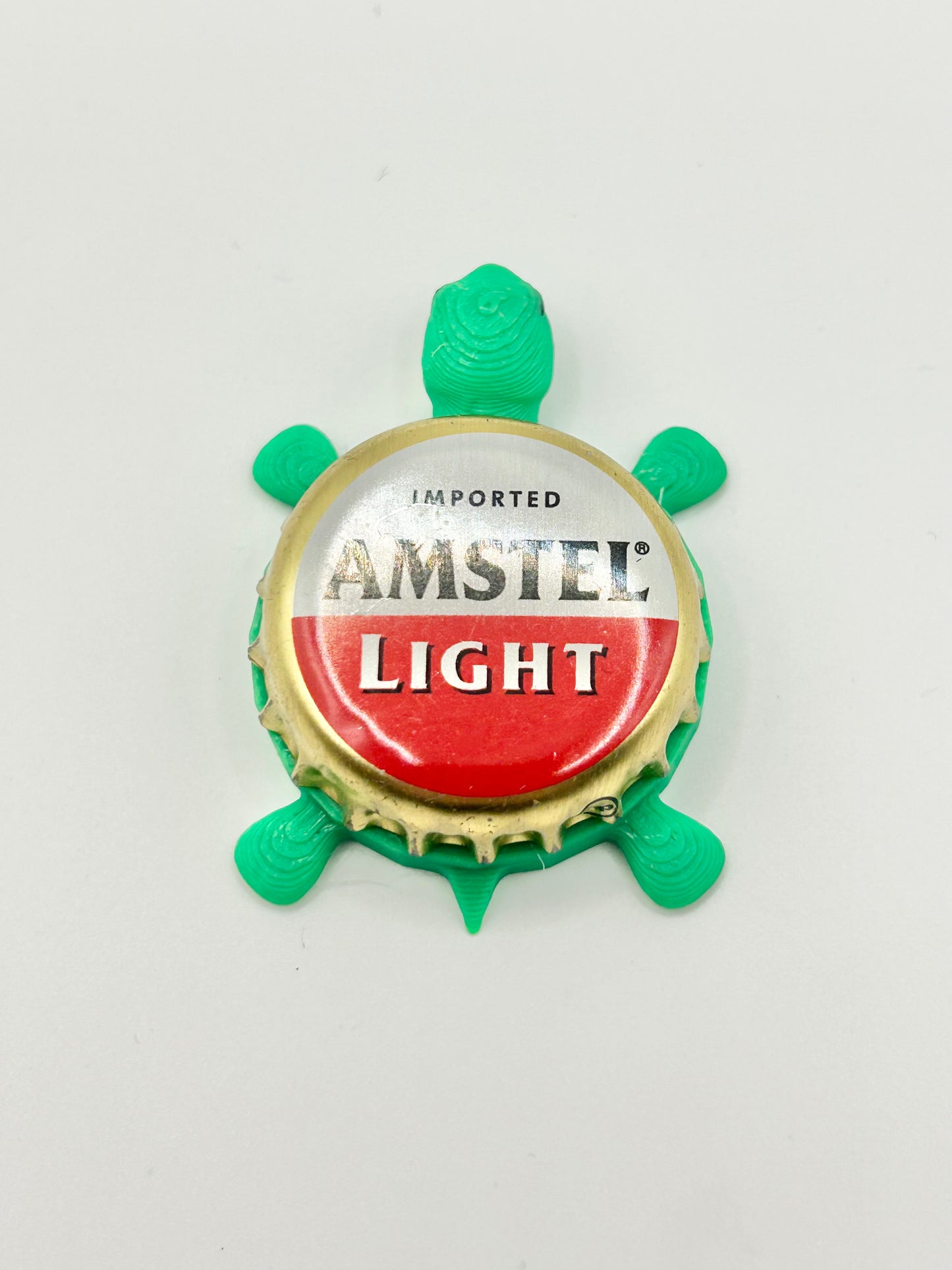 Amstel Light - Bottle Cap Magnet Turtle