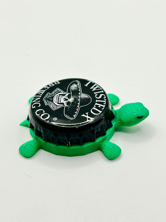 Twisted X Brewing - Bottle Cap Magnet Turtle