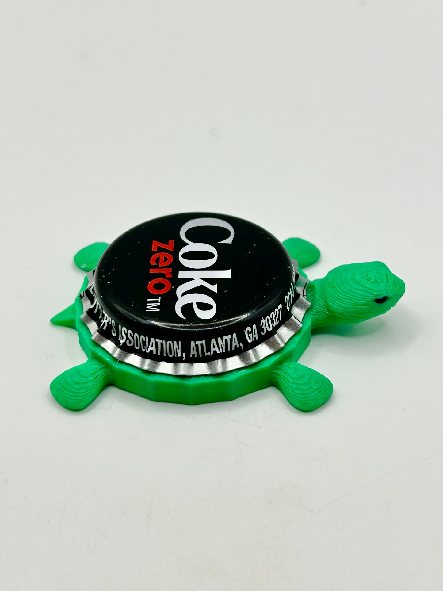 Coke Zero - Bottle Cap Magnet Turtle