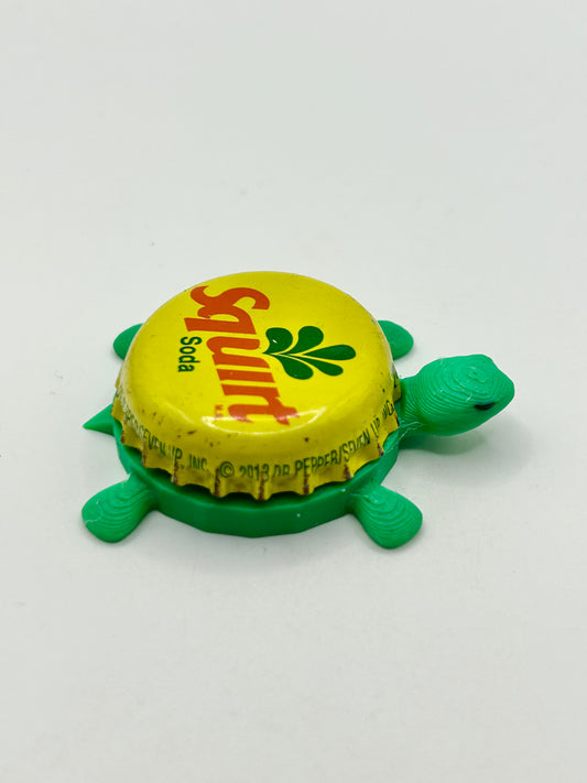 Squirt Soda - Bottle Cap Magnet Turtle