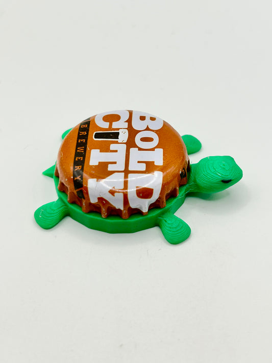 Bold City Brewing - Bottle Cap Magnet Turtle