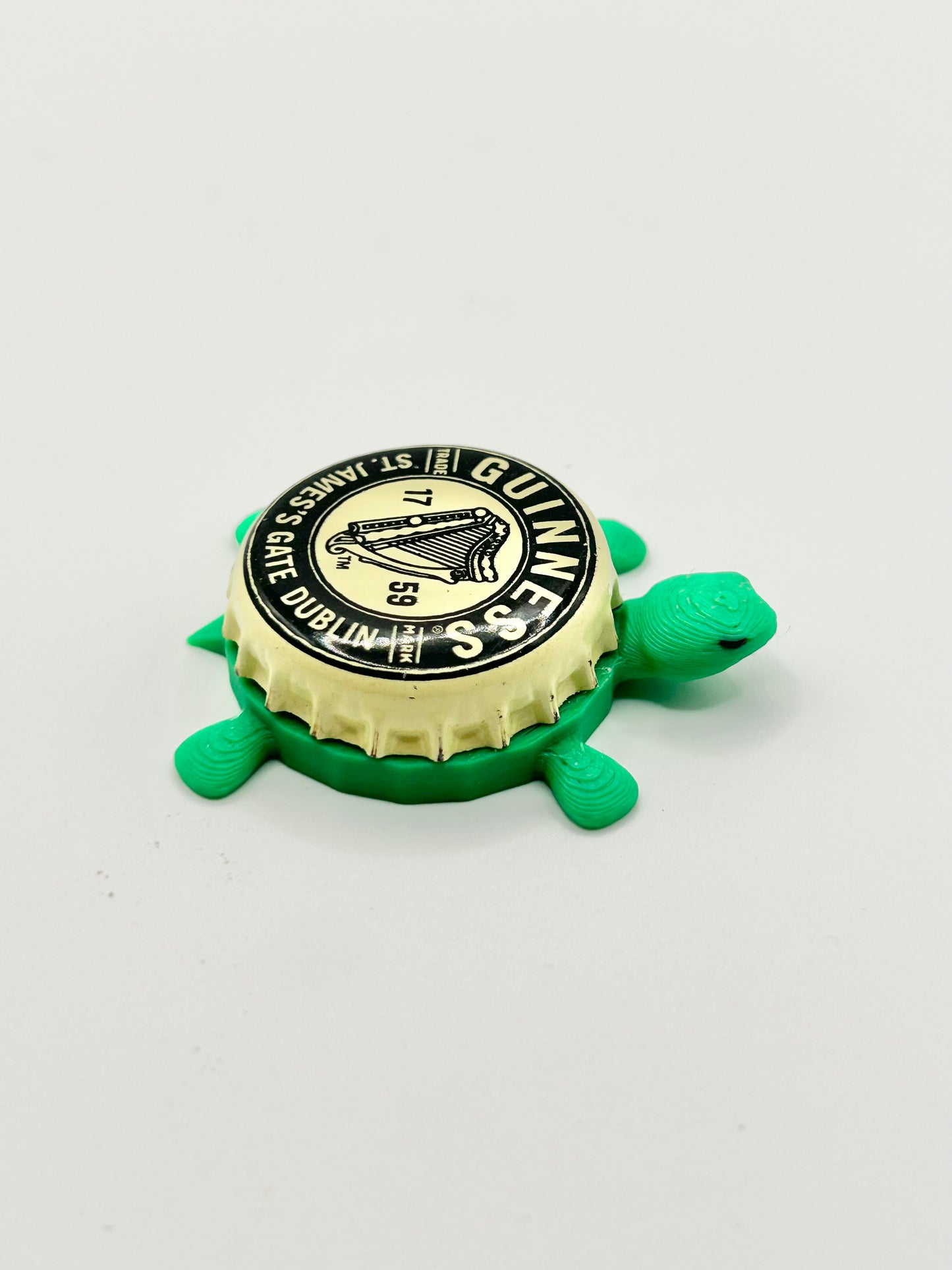 Guinness St Jame’s Gate Dublin - Bottle Cap Magnet Turtle