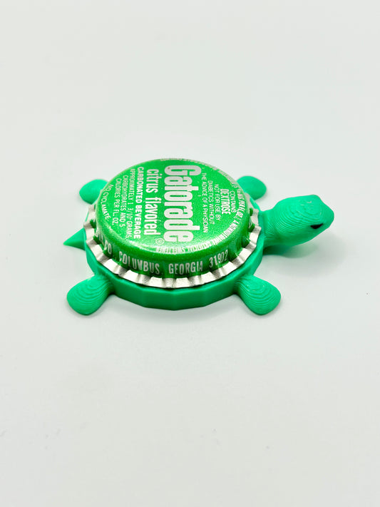 Gatorade Citrus Flavor - Bottle Cap Magnet Turtle