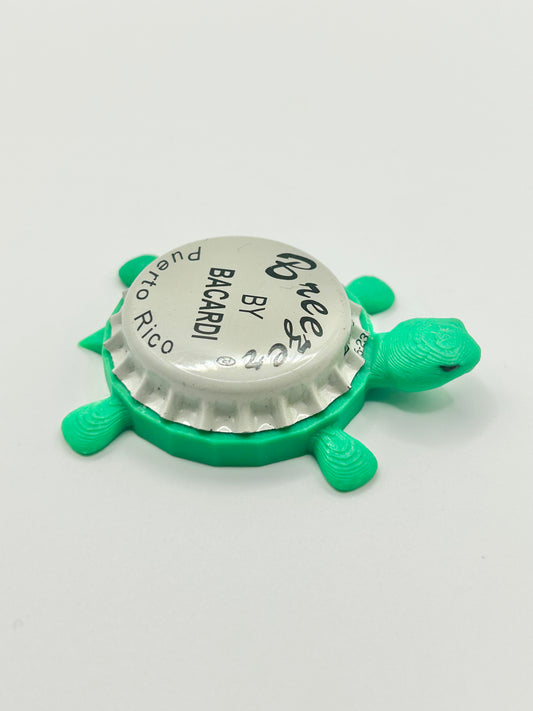 Bacardi Breezer - Bottle Cap Magnet Turtle