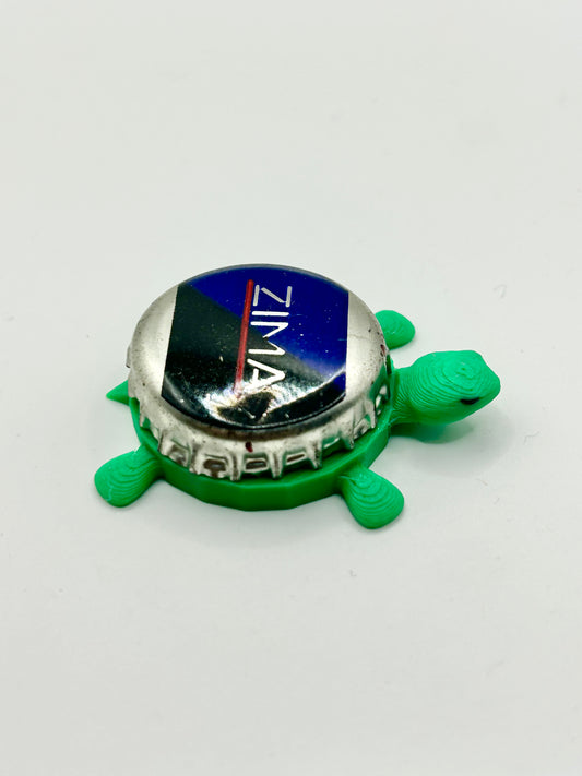 Zima (Vintage) - Bottle Cap Magnet Turtle