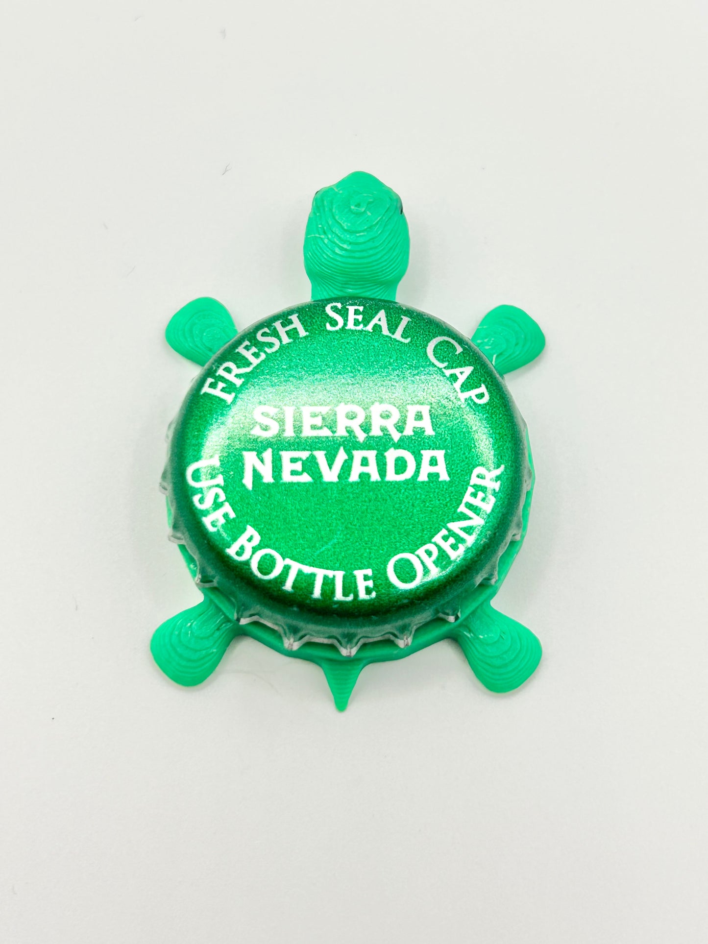 Sierra Nevada (Green)- Bottle Cap Magnet Turtle