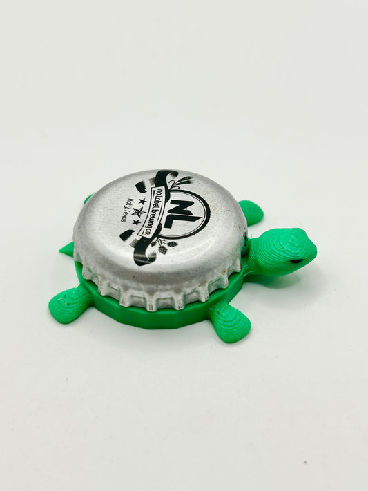 No Label Brewing - Bottle Cap Magnet Turtle