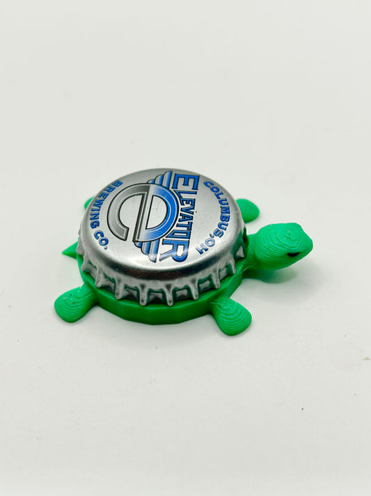 Elevator Brewing - Bottle Cap Magnet Turtle