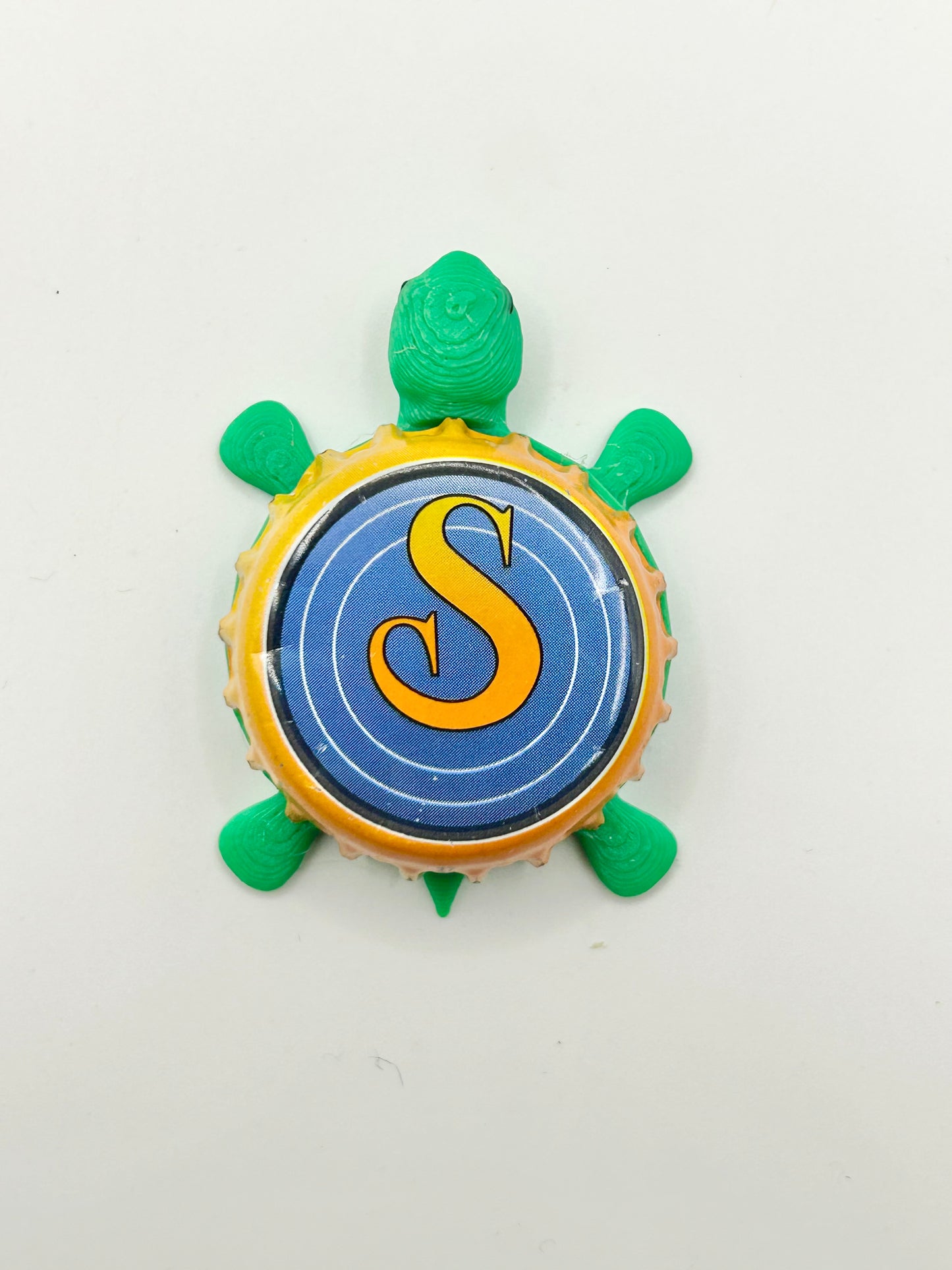 Saugatuck Brewing - Bottle Cap Magnet Turtle