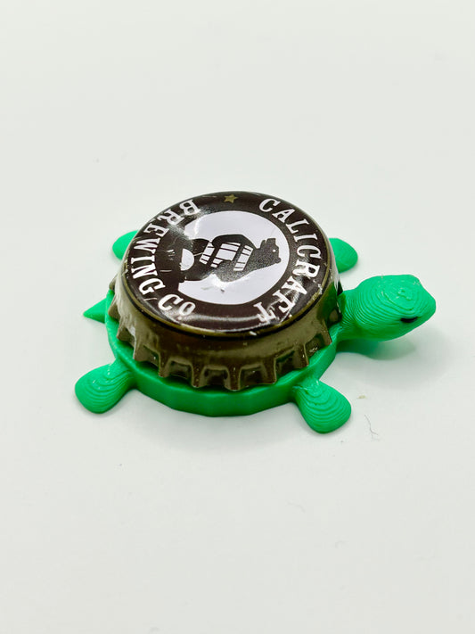 Calicraft Brewing - Bottle Cap Magnet Turtle