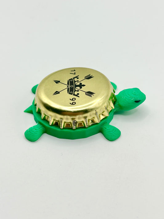 Greene King Brewery - Bottle Cap Magnet Turtle