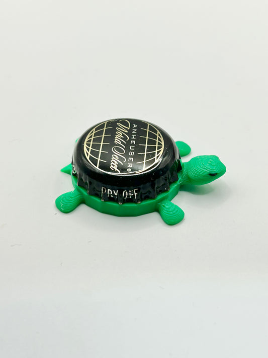Anheuser World Select - Bottle Cap Magnet Turtle