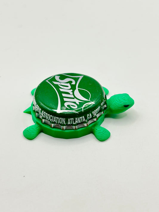 Sprite (Green) - Bottle Cap Magnet Turtle