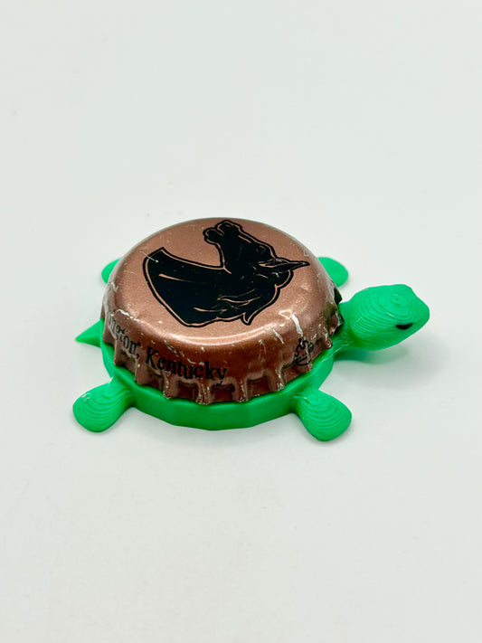 Lexington Brewing Co. (Brown) - Bottle Cap Magnet Turtle