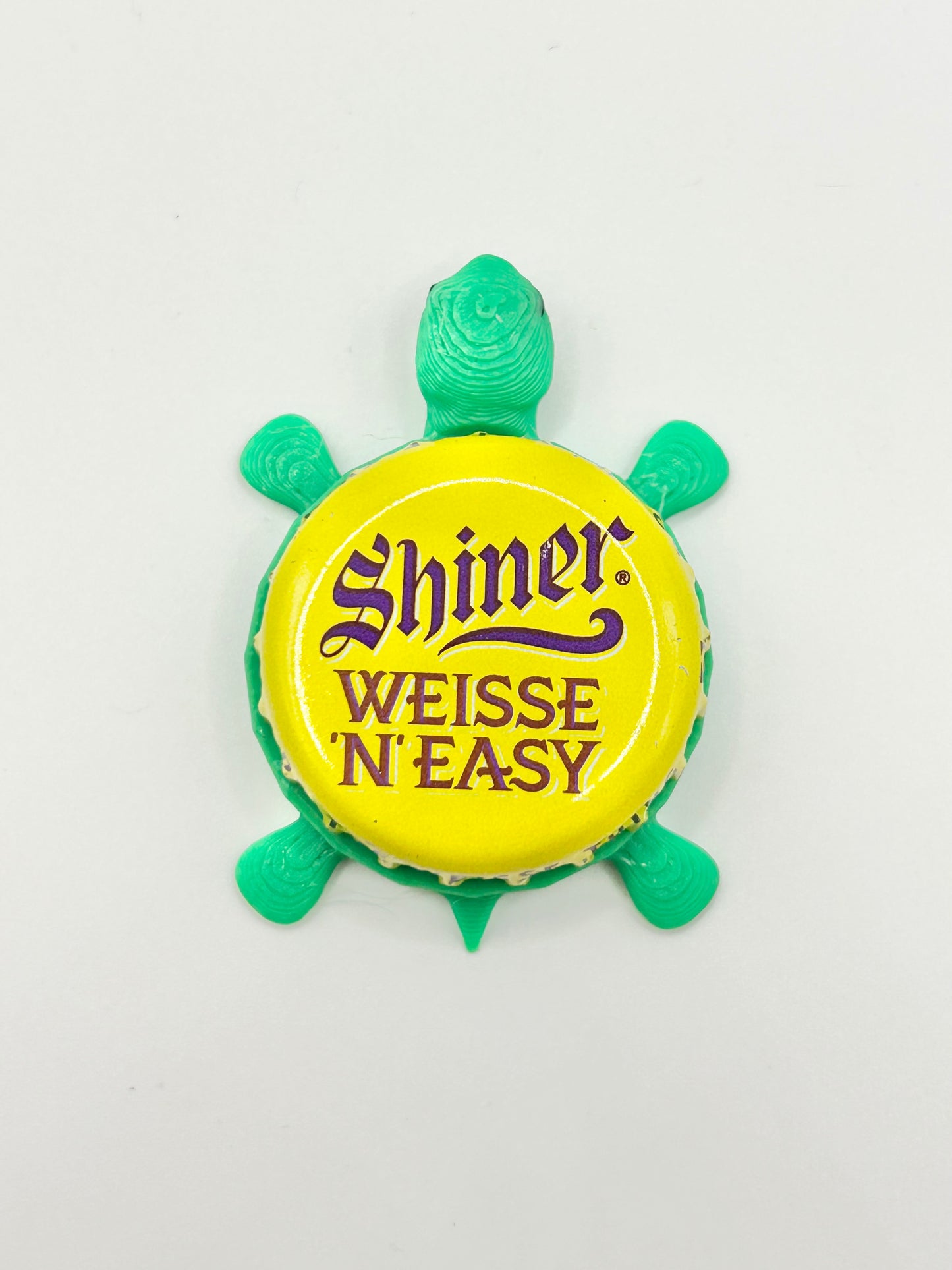 Shiner Weisse ‘N’ Easy - Bottle Cap Magnet Turtle